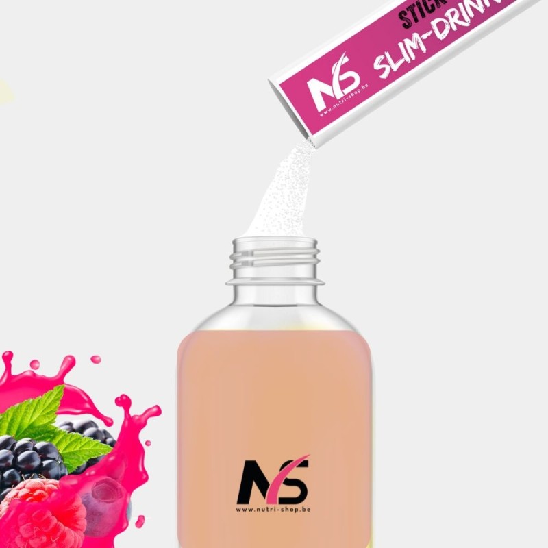 Sticks slim-drink boisson minceur fruits rouges