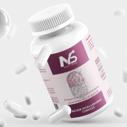 Acide hyaluronic complex vit C E, Lglycine, zinc Nutri-Shop