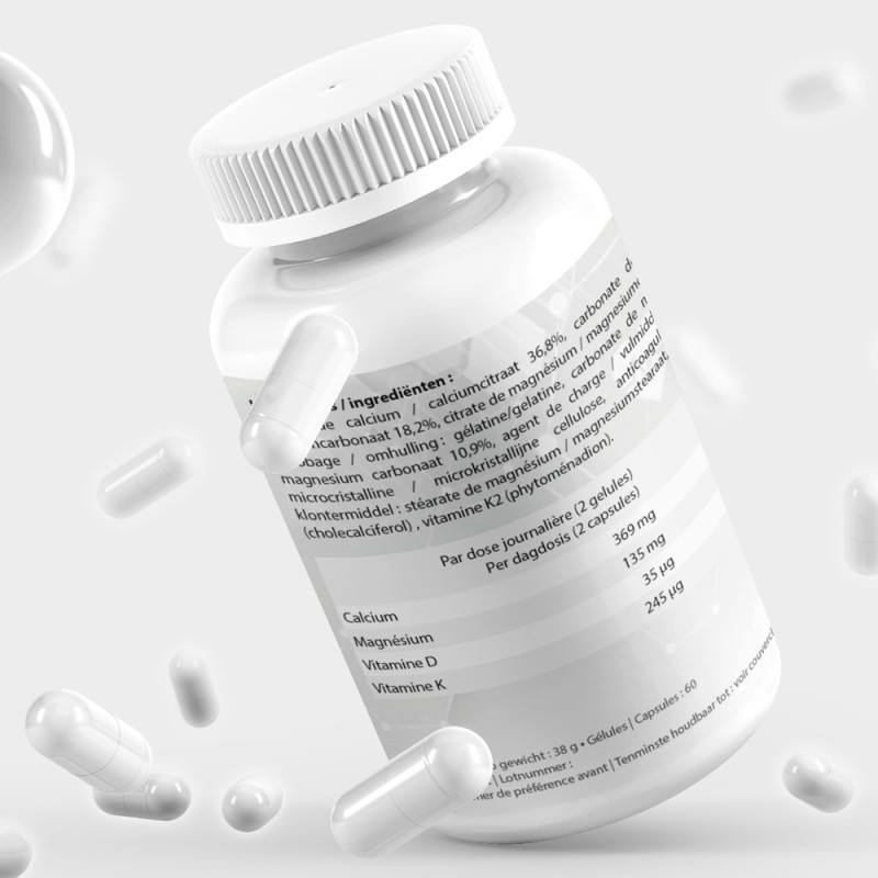 Calcium complex vitamine D3  K2 Nutri-Shop