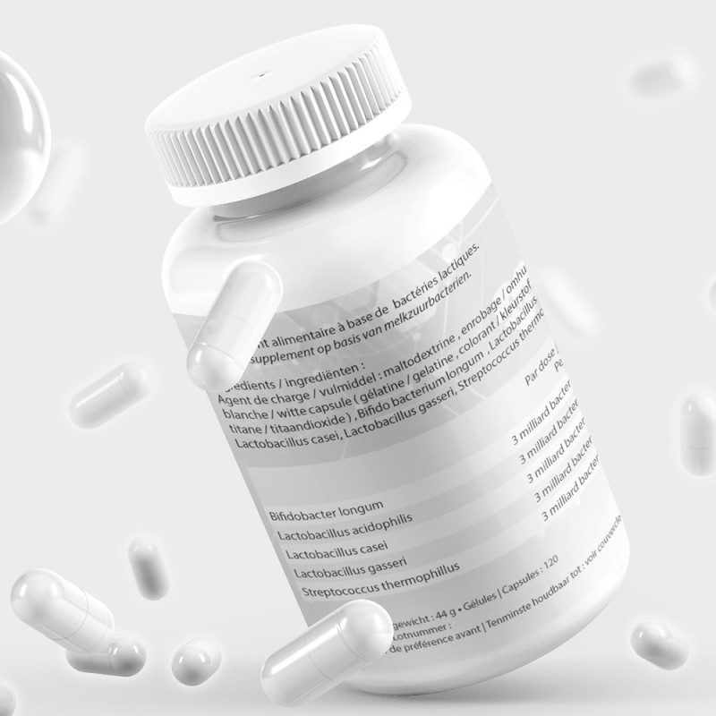 Pro-Lacto Probiotique 5 souches probiotiques Nutri-Shop