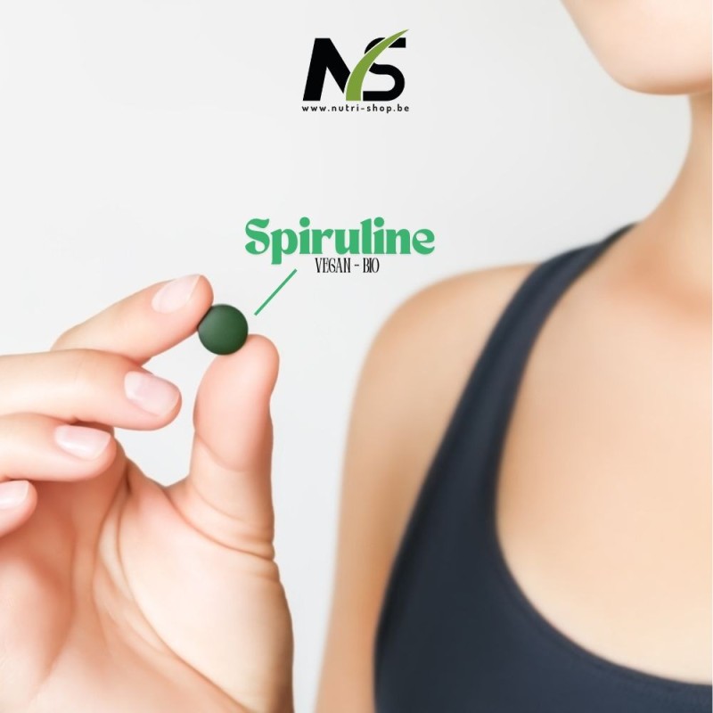 Spiruline en comprimé de 500 mg Nutri-Shop