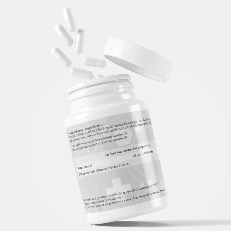 Vitamine D  1000 UI Nutri-Shop