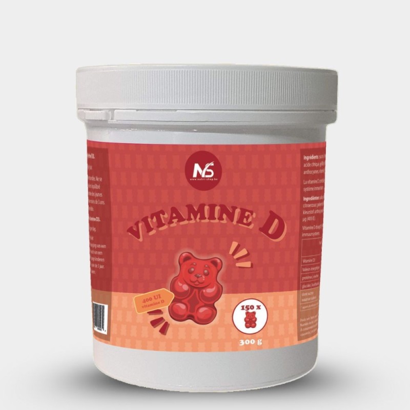 Ourson D-vitamine 400 ui vitamine D3 (pour enfants)