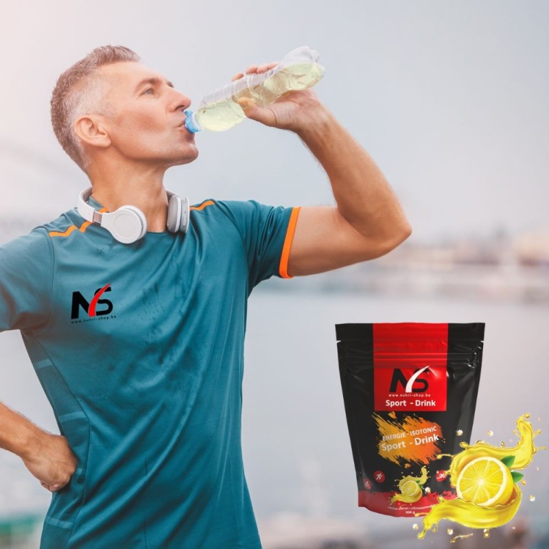 Sport drink énergie isotonic citron 500 gr