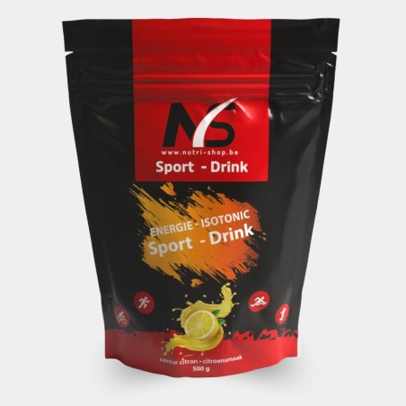Sport drink énergie isotonic citron 500 gr
