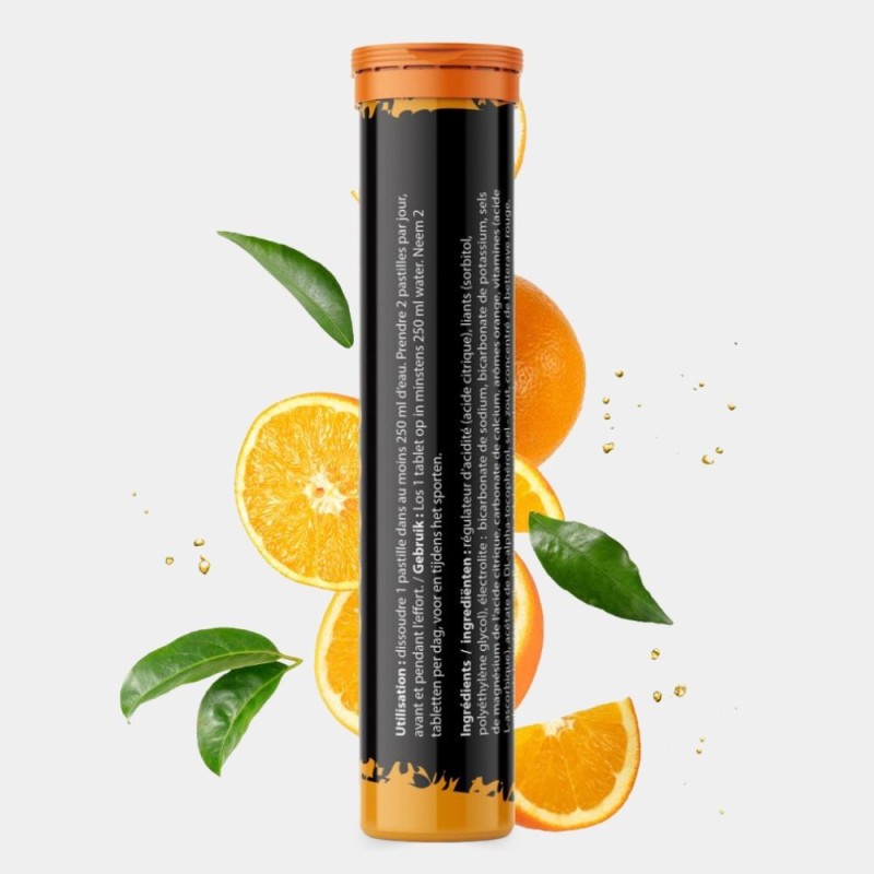 Electrolite-drink 20 pastilles effervescentes orange