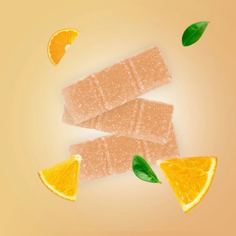 Pâtes de fruits énergétiques 8 x 25 gr Orange