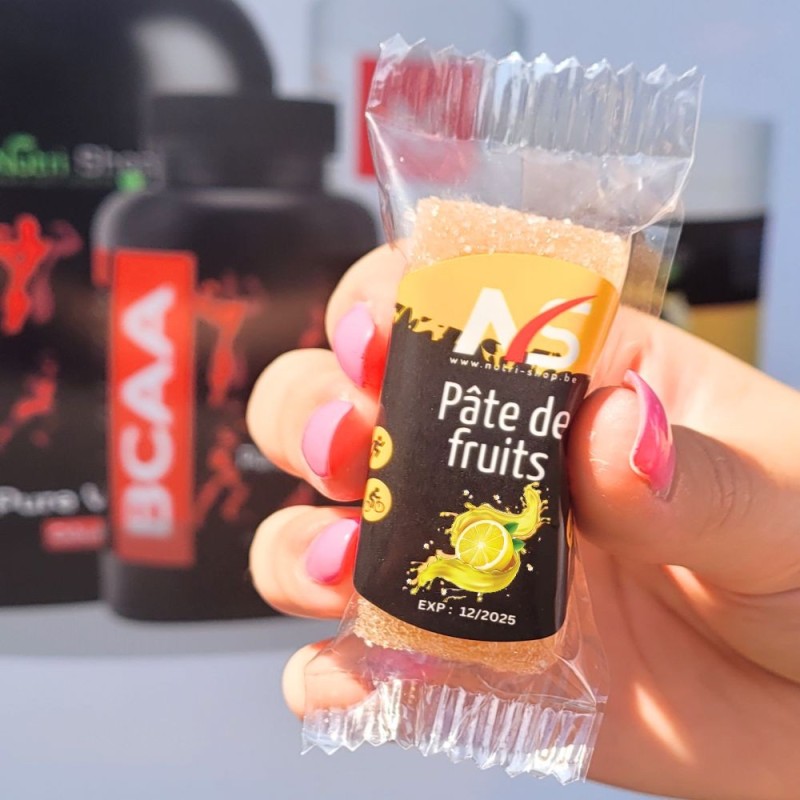 Pâtes de fruits énergétiques 8 x 25 gr Citron
