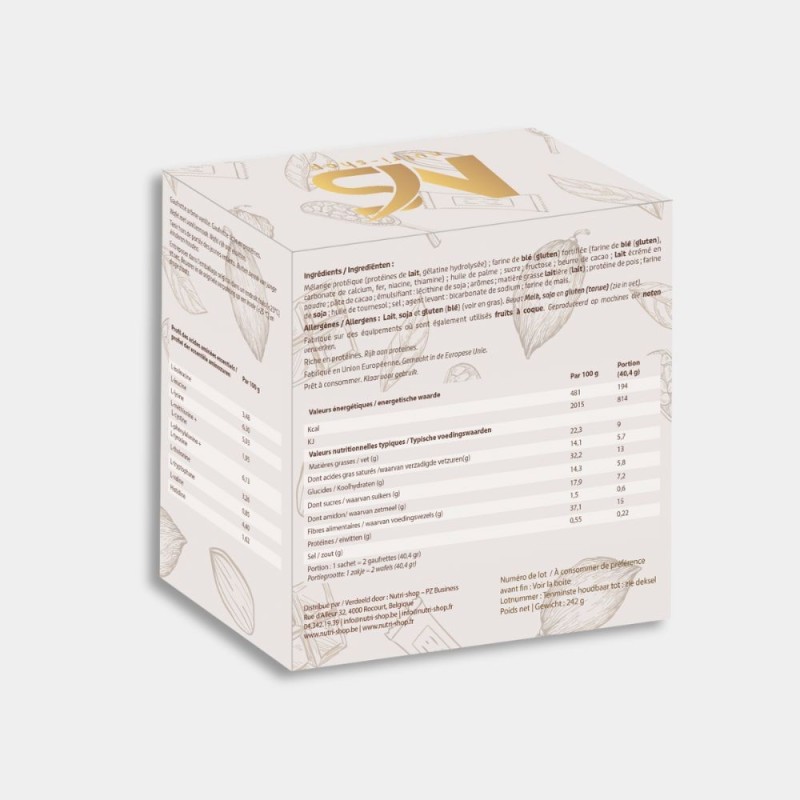 Barres protéinées Gaufrettes vanille