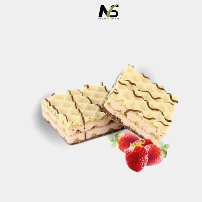 Barres protéinées Gaufrettes fraise