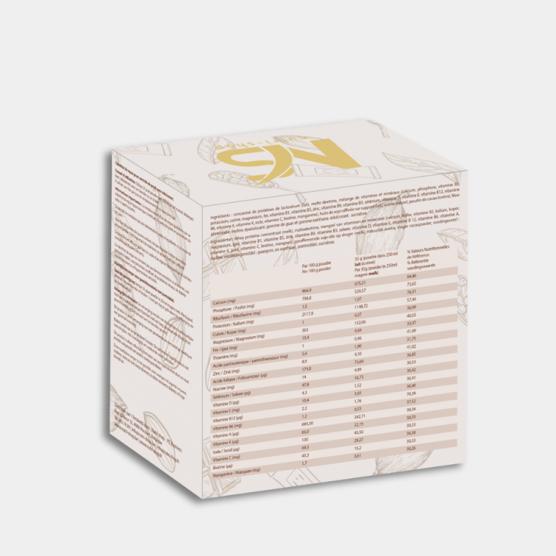 Shake Vanille Protéiné Substitut Repas Boite 7 sachets