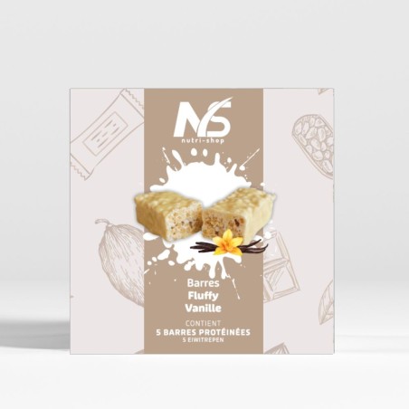 Barres protéinées fluffy vanille