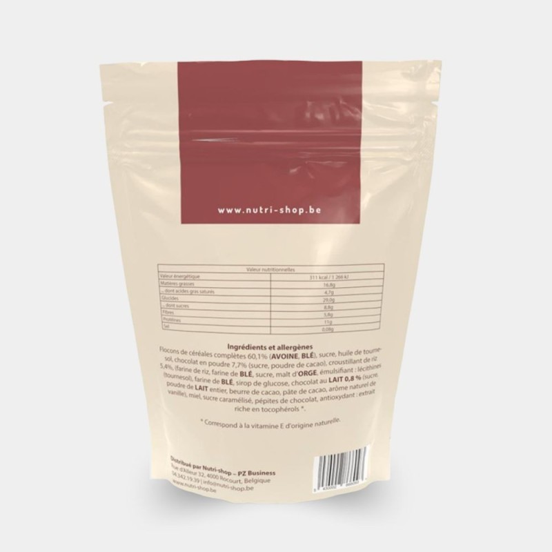 Granola chocolat protéiné nutri-shop