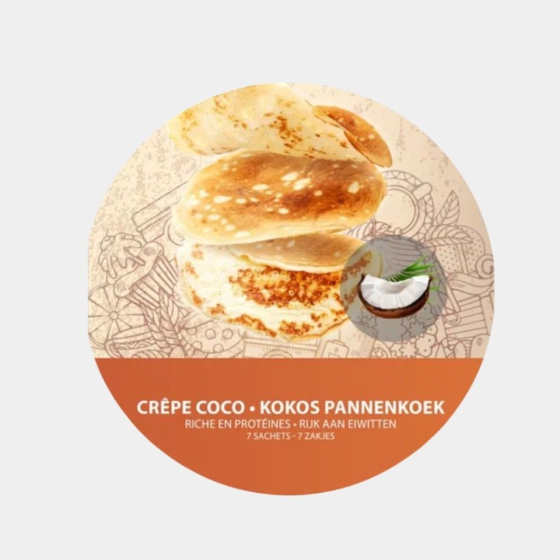 Crêpes protéinées coco 7 sachets