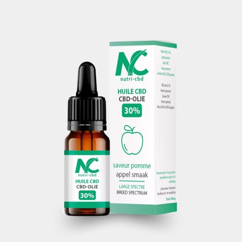 Huiles De chanvre 30 % Large Spectre sans THC