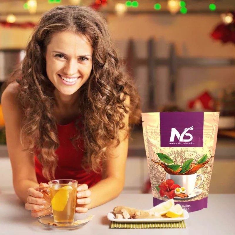 Thé Tisane relax Nutri-Shop Fruits et fleurs sachet de 100 gr