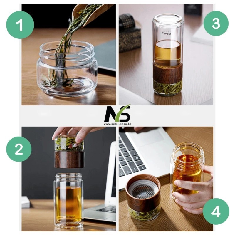 infuseur thé bouteille nutri-shop